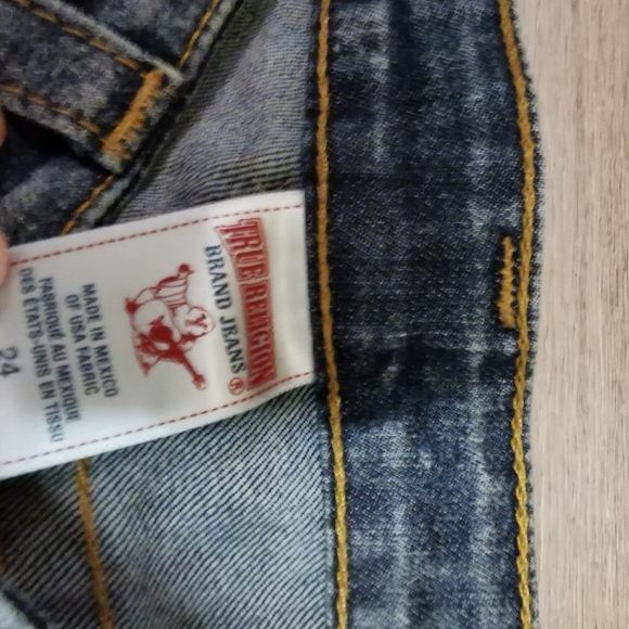 True religion low-rise skinny jeans size 24 - Picture 4 of 10